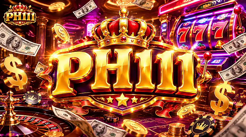 PH111 online casino platform homepage for players